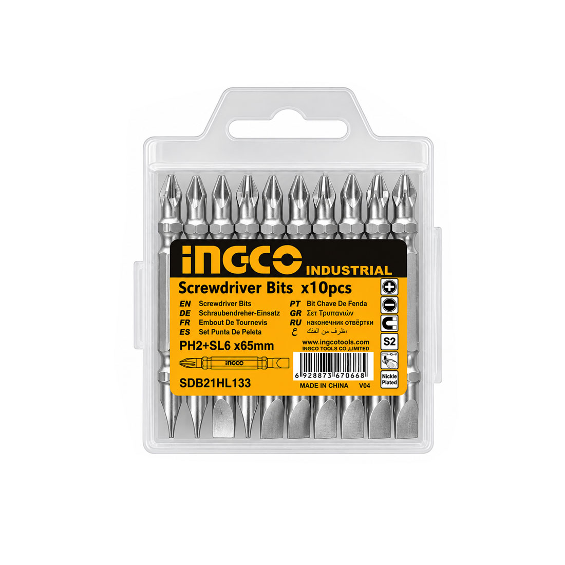 UN17540 Set bitova 10kom - SDB21HL133 INGCO