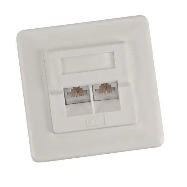 UN14239 Utičnica Cat6 2xRJ45 FTP p/ž