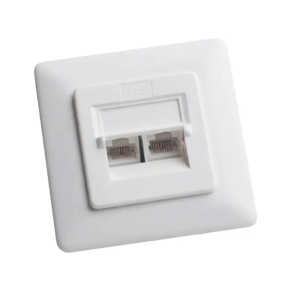 UN10185 Utičnica Cat5e 2xRJ45 podžbukna