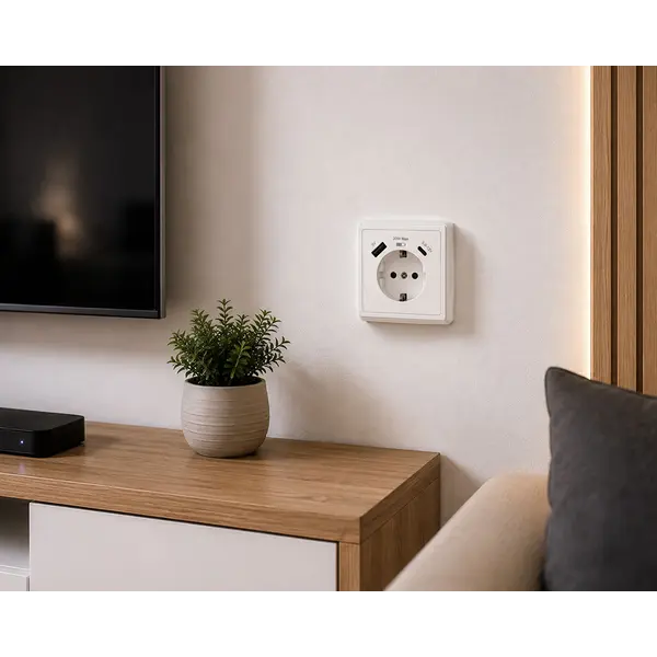 UN17921 WLT 1238LT Utičnica shuko USB A+C