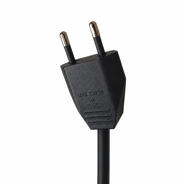 UN13726 Utikač plosnati 2p crni