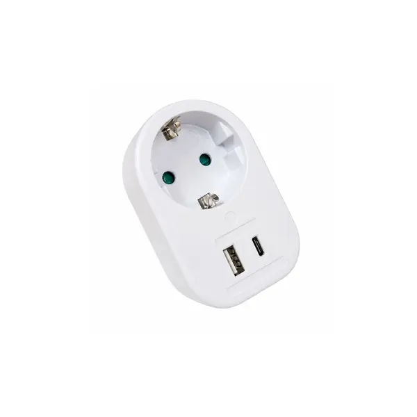 UN18135 Utikač šuko USB A/C GA01/01UC