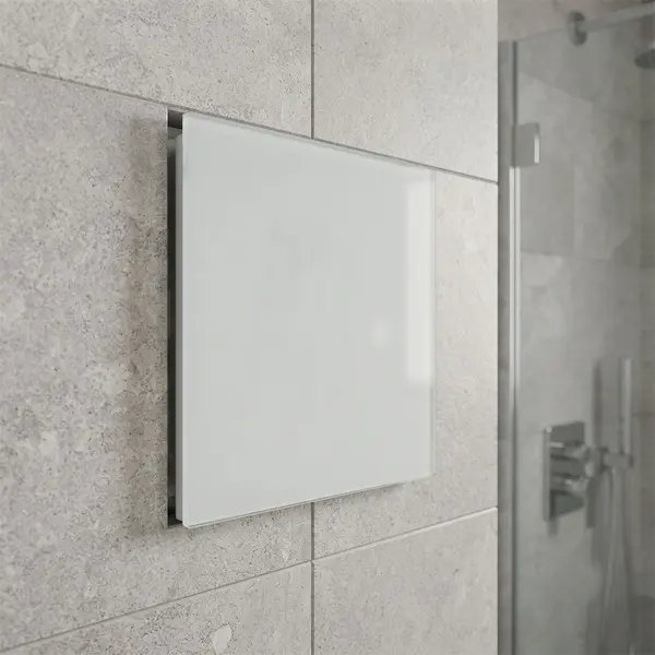 UN17285 Ventilator panel dRim 100 bijeli staklo