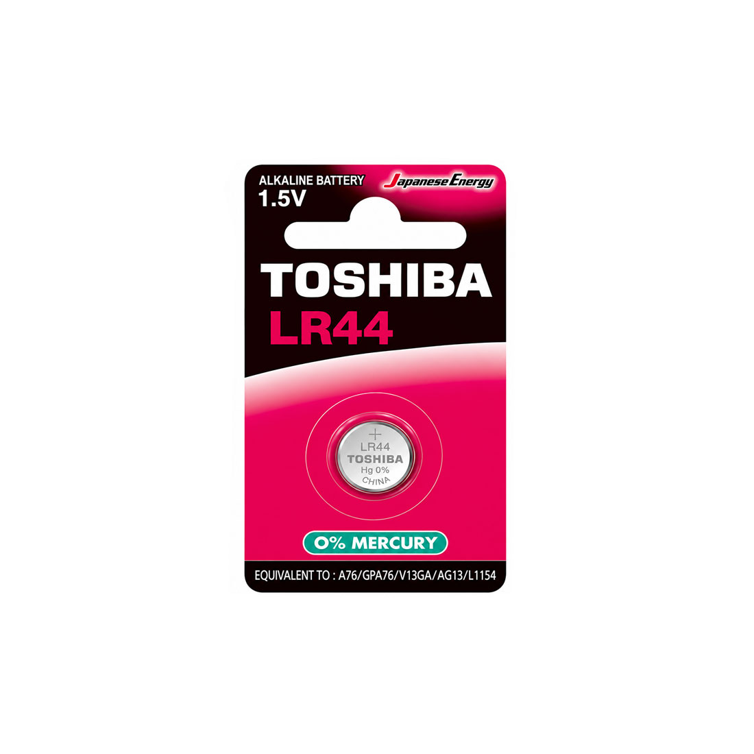 UN18487 Baterija LR44  1,5V TOSHIBA