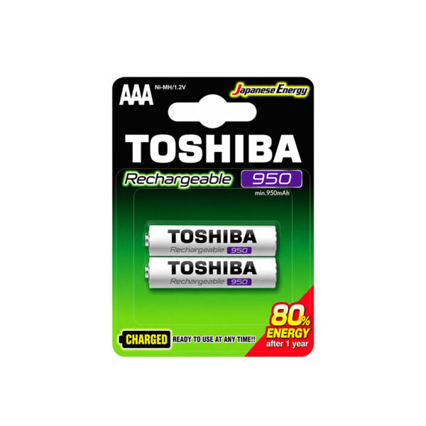 Baterija 'Toshiba' 950mAh AAA 2kom blister NiMH Punjiva / Rechargeable