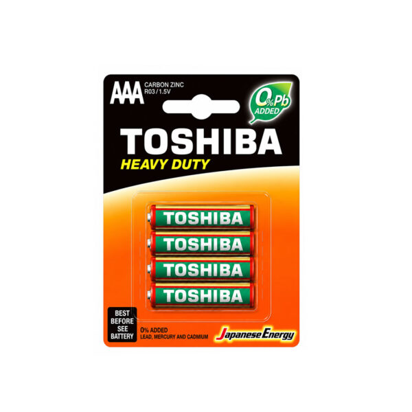 Baterijski uložak ZnCl R03 AAA 1,5V/4 kom TOSHIBA