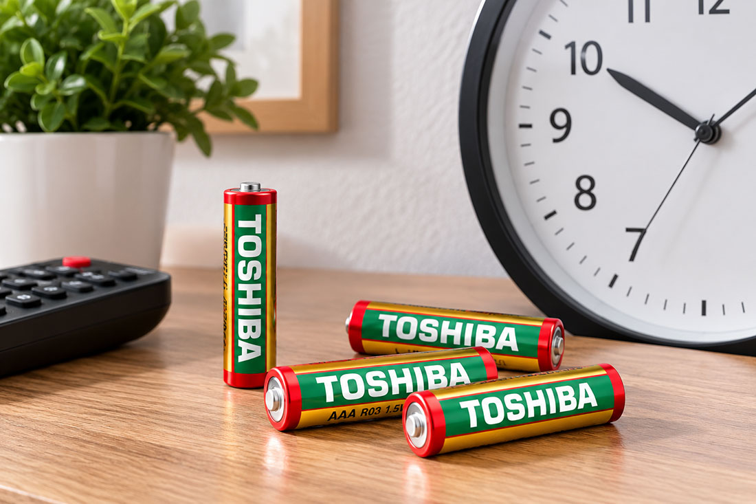 UN18482 Baterijski uložak ZnCl R03 AAA 1,5V/4 kom TOSHIBA