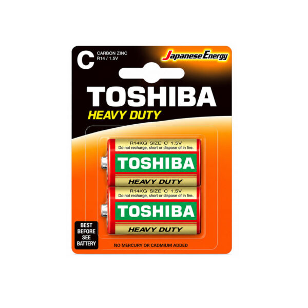 Baterijski uložak ZnCl R14 C 1,5V/2 kom TOSHIBA bulk