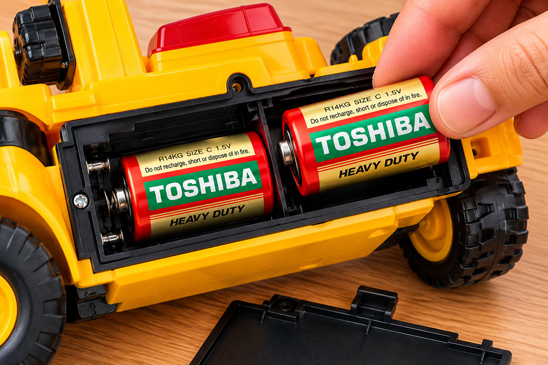 UN18484 Baterijski uložak ZnCl R14 C 1,5V/2 kom TOSHIBA bulk