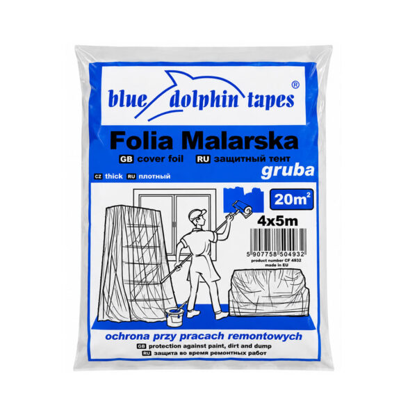 BD Folija pokrivna 4 m x 5 m Čvrsta