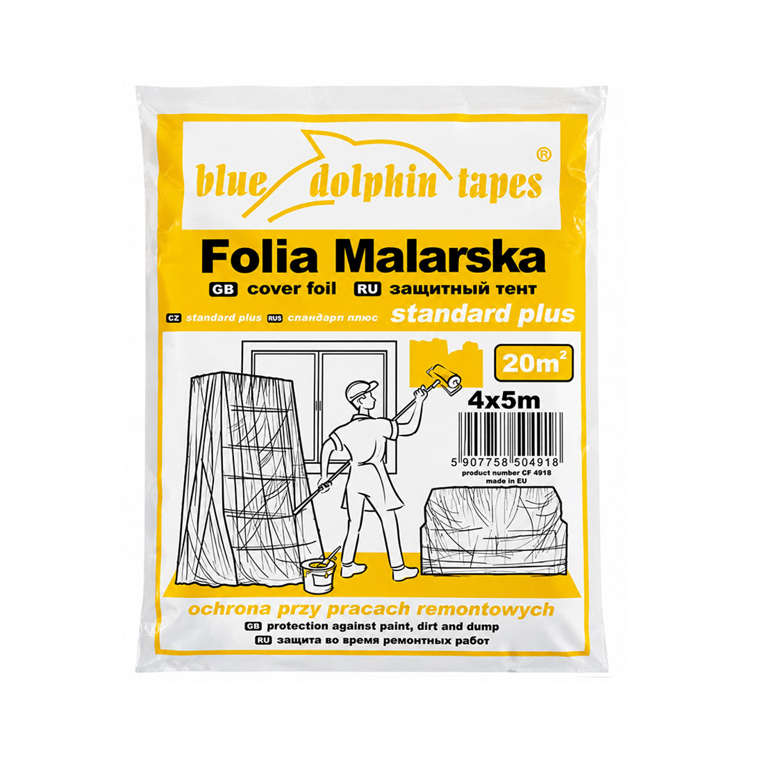 UN17136 BD Folija pokrivna 4 m x 5 m Standard Plus 12-1-02-EN
