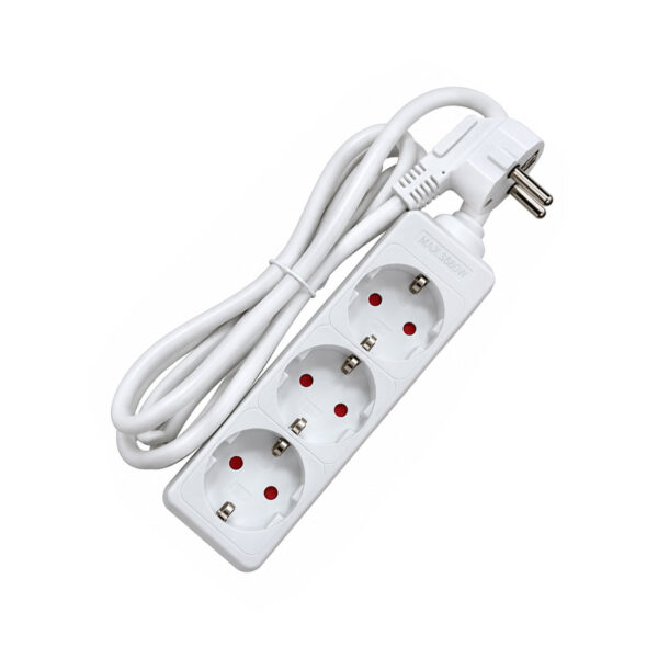 Produžna priključnica 3 utičnice,  1,5 m kabel