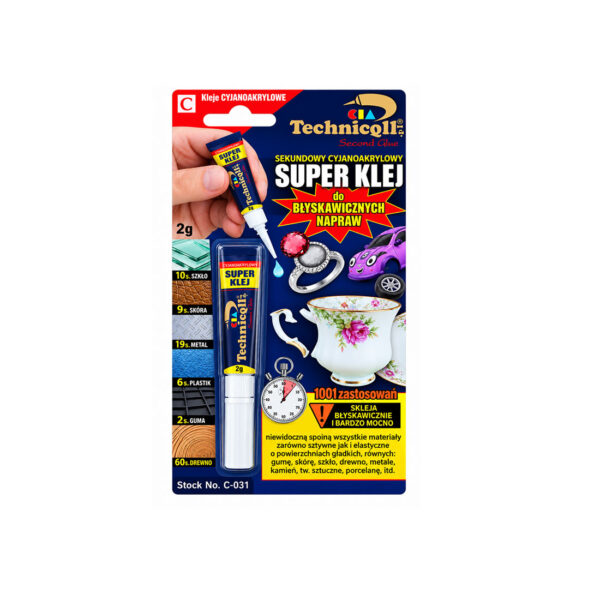 Technicqll C-031 Ljepilo Cijanoakrilatno SUPER 2g