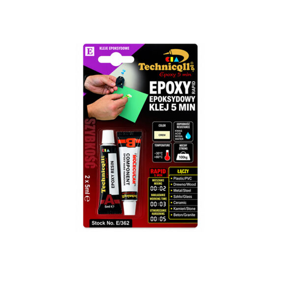 Technicqll E-362 Ljepilo Epok 5min 2x5ml