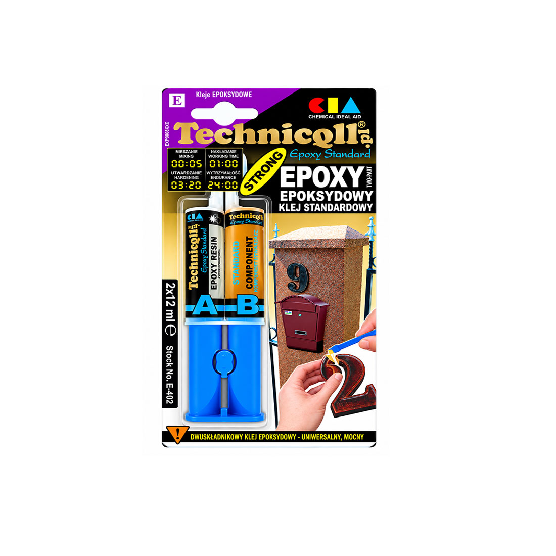 UN16299 Technicqll E-402 Ljepilo Epoksidno  2x12ml