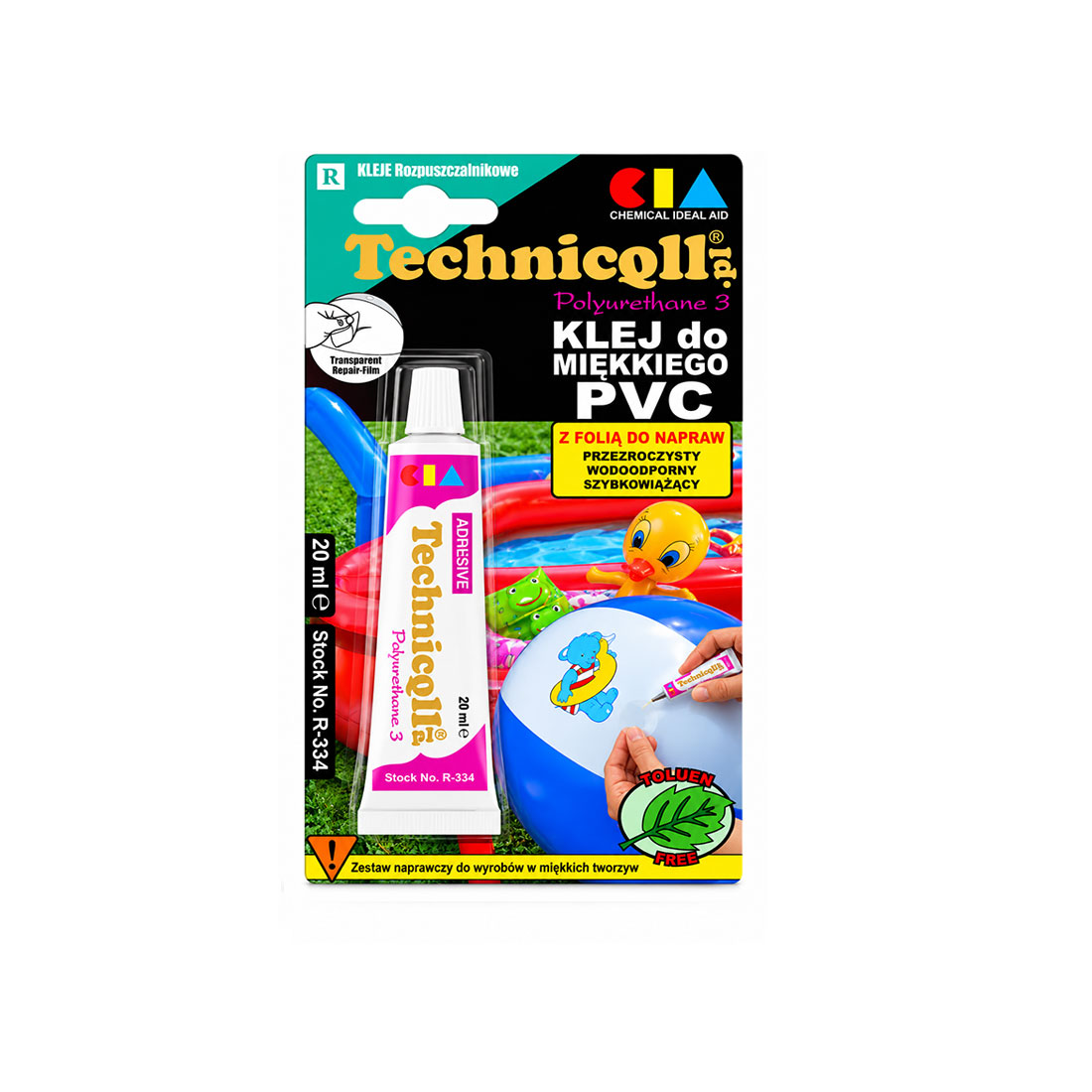 UN16321 Technicqll R-334 Ljepilo za meku plastiku  20ml