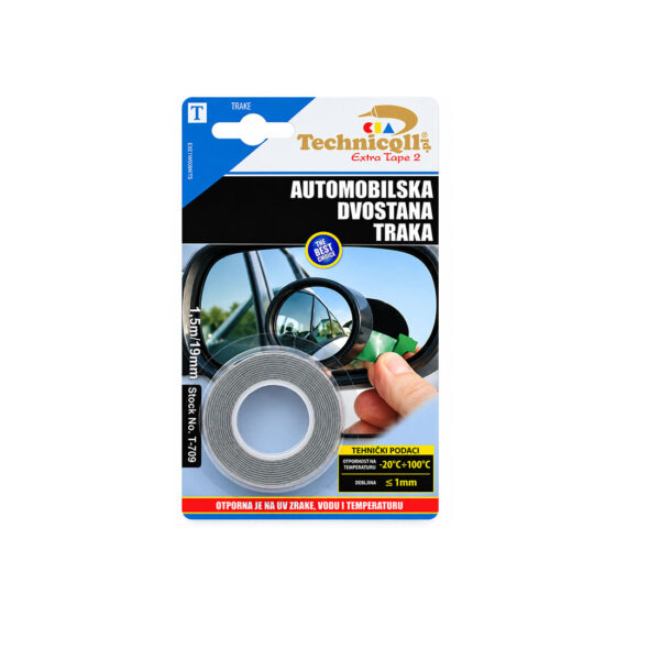 UN16348 Technicqll T-709 automobilska dvostrana traka  1,5m/19mm